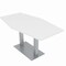 Skutchi Designs 33.5 in W, 59.5 in L, 29 in H, Engineered Wood Top, White HAR-HEX.IR-34x60-DOU-XD09 - alternate 1